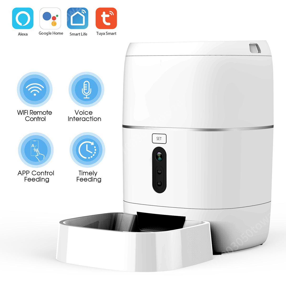 Smart Pet Feeder Camera 1080P Wifi - Kamera 1080P Tuya Smart Wifi Automatyczny
