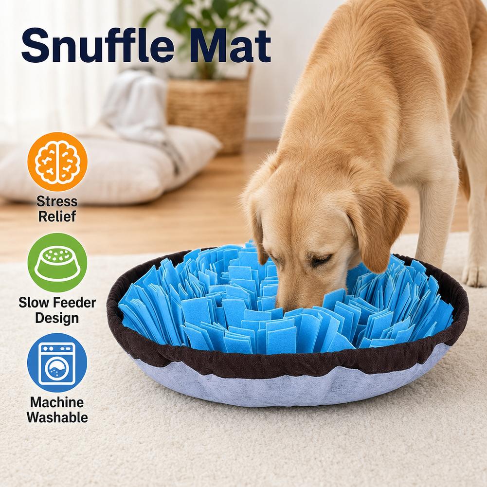 Dog Slow Feeder Puzzle Toy Interactive - Interaktywna mata do zabawy dla psów,
