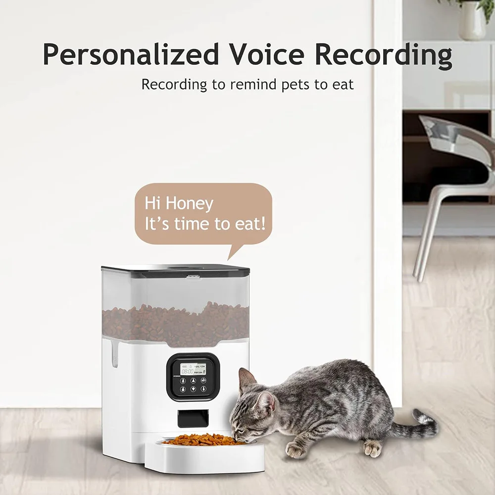 Timed Cat Dog Food Dispenser 4L - Automatyczna podajarka dla zwierząt o pojemności