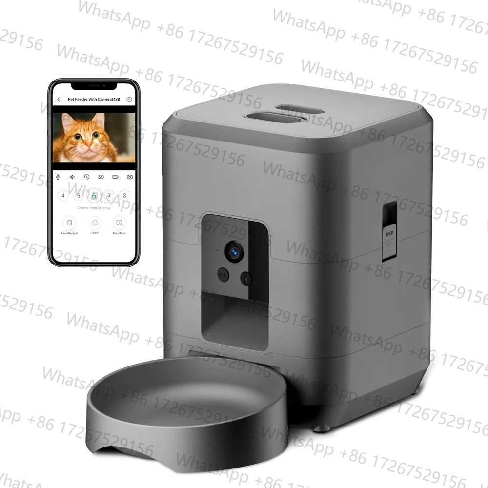 Smart Pet Feeder Camera 1080P Wifi - Automatyczny podajnik karmy dla zwierząt 2L