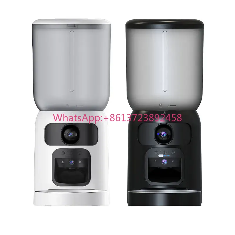 Automatic Pet Feeder Dual Bowl Stainless - Inteligentna wizualna kamera WiFi do monitoringu