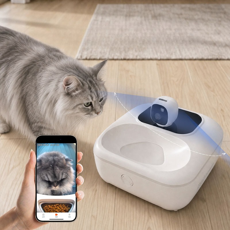 Wet Food Automatic Pet Feeder Refrigerated - Inteligentny podajnik mokrego karmienia Nowy typ