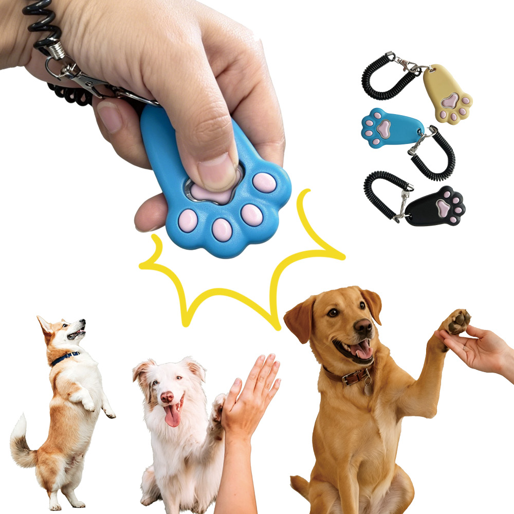 Dog Clicker Training With Wrist Strap - 1 szt. Kliker do tresury psów