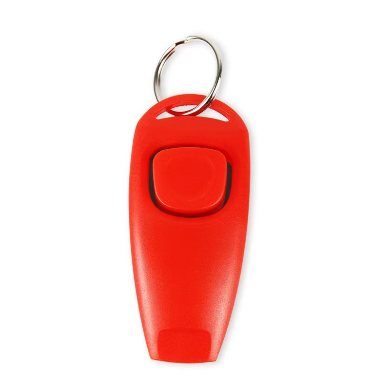 Dog Clicker Training With Wrist Strap - 2 w 1: kliker do treningu