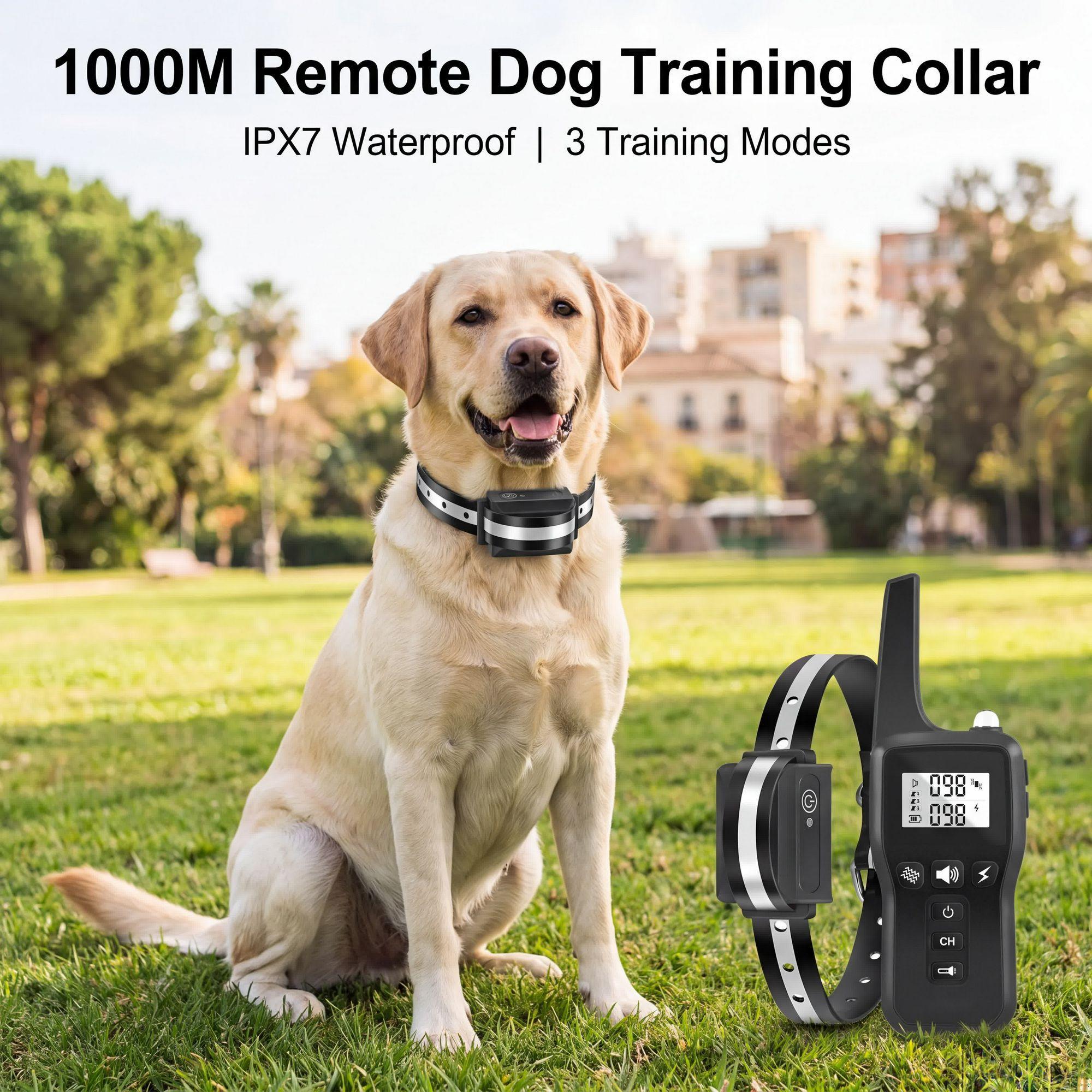 Dog Training Collar Remote 1000M Beep - Obroża treningowa dla psów 1000M, wodoodporna