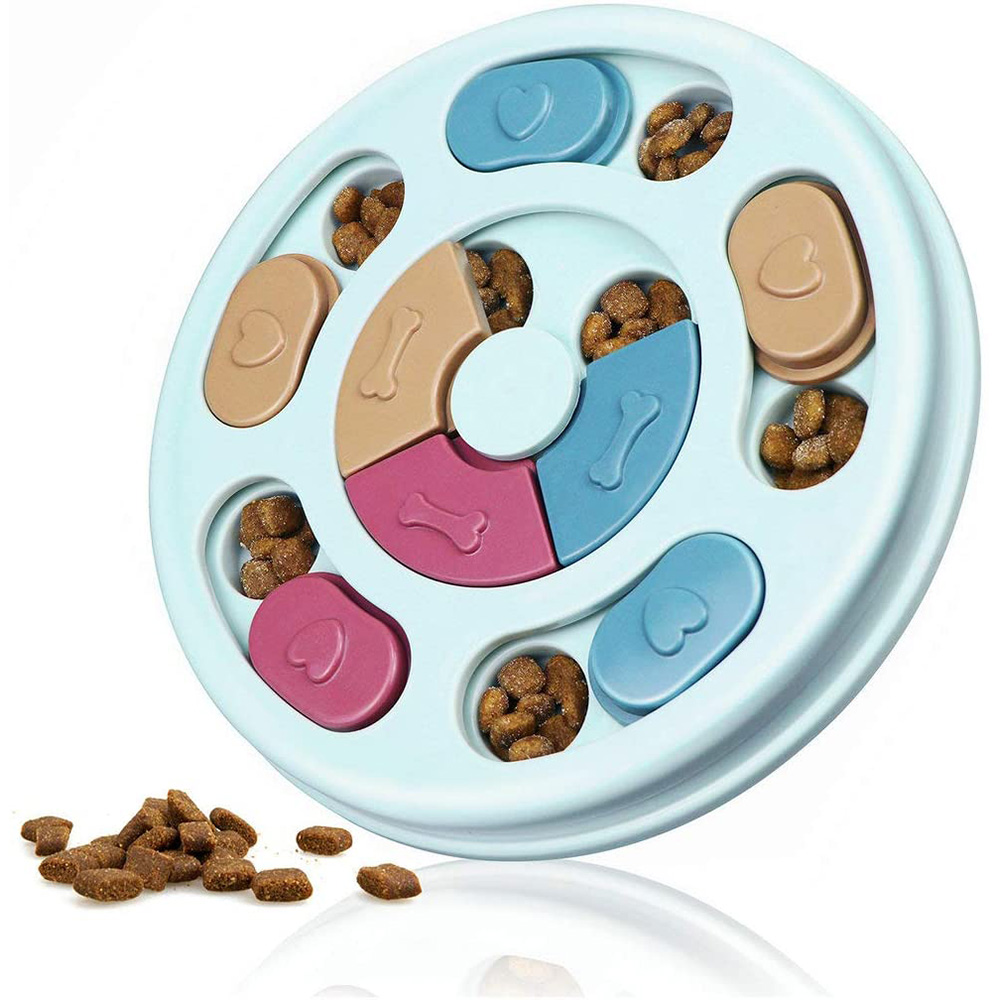 Dog Slow Feeder Puzzle Toy Interactive - Pies Puzzle zabawki miska dla psa