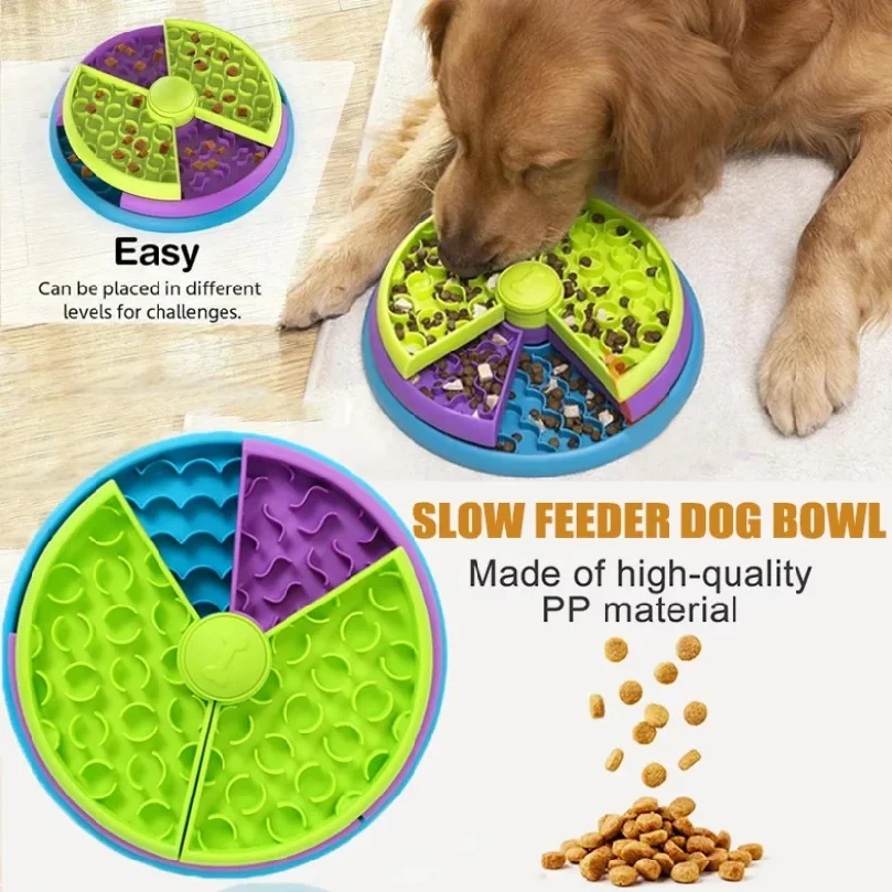 Dog Slow Feeder Puzzle Toy Interactive - Miska do powolnego karmienia w formie