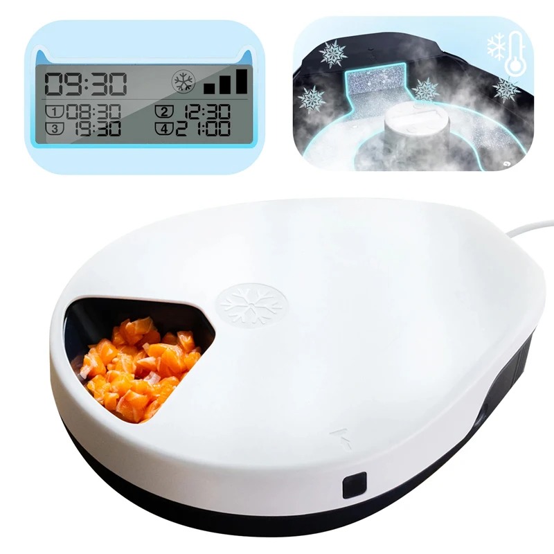 Wet Food Automatic Pet Feeder Refrigerated - 【Hit】Automatyczny podajnik karmy dla zwierząt z