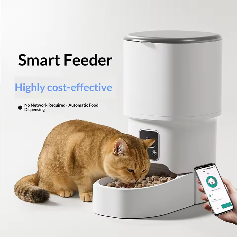 Timed Cat Dog Food Dispenser 4L - Automatyczna karmnik dla kotów z funkcją