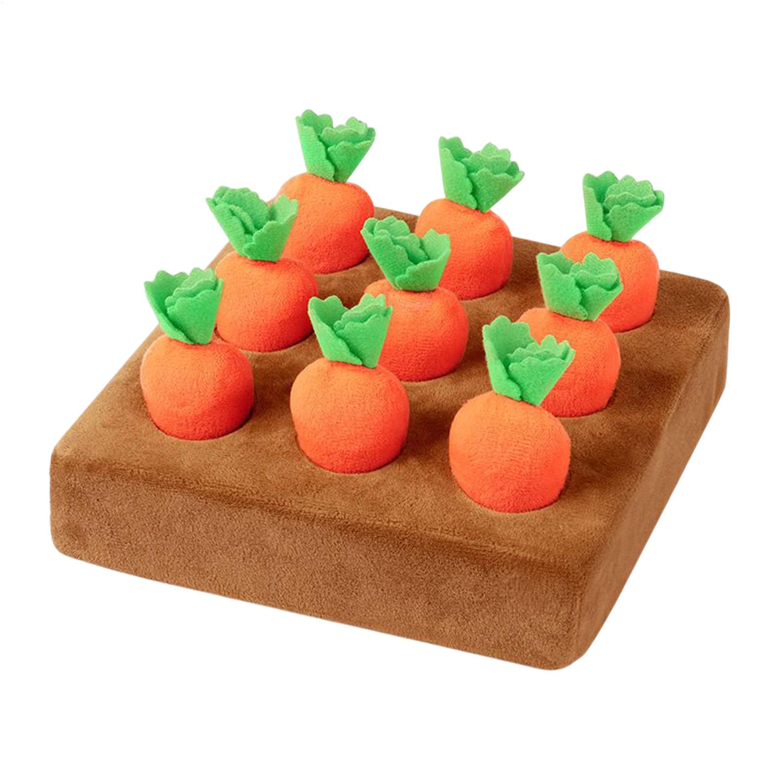Snuffle Mat For Dogs Foraging Mental - Mata do wąchania w kształcie marchewki,