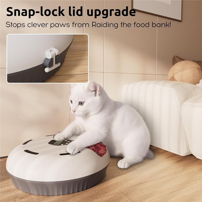 Cichy automatyczny karmnik dla – Wet Food Automatic Pet Feeder Refrigerated recenzja i cena