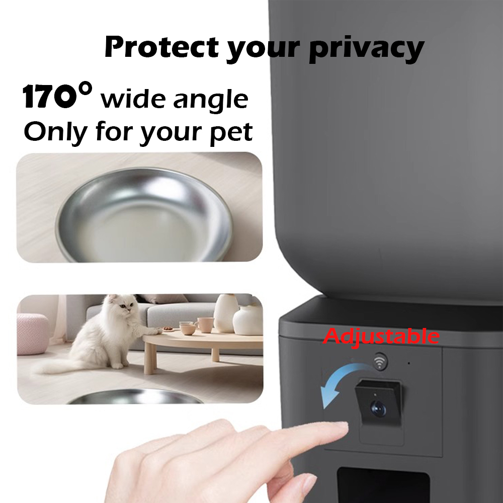 Automatyczny podajnik karmy dl – Smart Pet Feeder Camera 1080P Wifi recenzja i cena