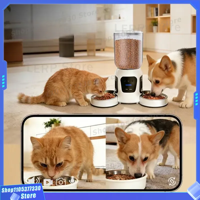Inteligentny karmnik dla zwier – Automatic Pet Feeder Dual Bowl Stainless recenzja i cena