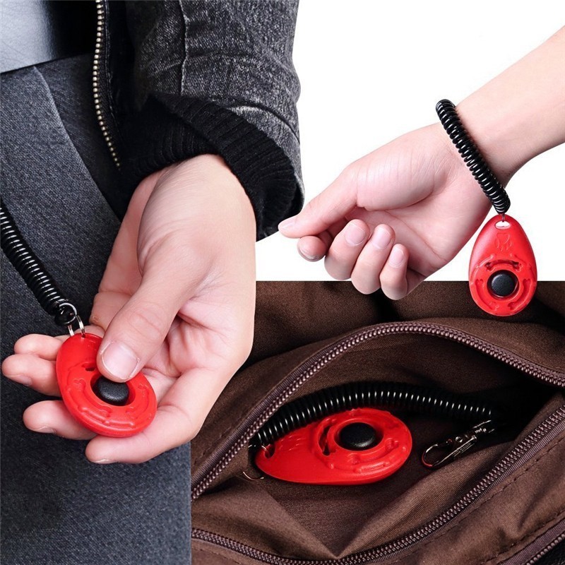 1PC Kliker do tresury psów Kot – Dog Clicker Training With Wrist Strap recenzja i cena