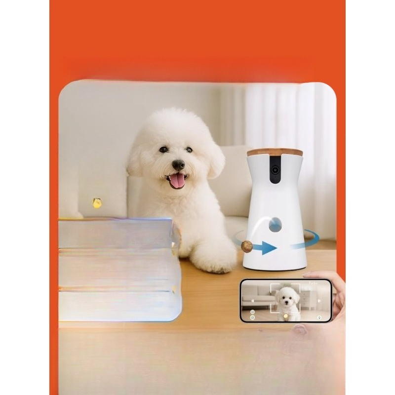 Kamera dozująca przysmaki dla  – Pet Treat Dispenser Camera Interactive recenzja i cena