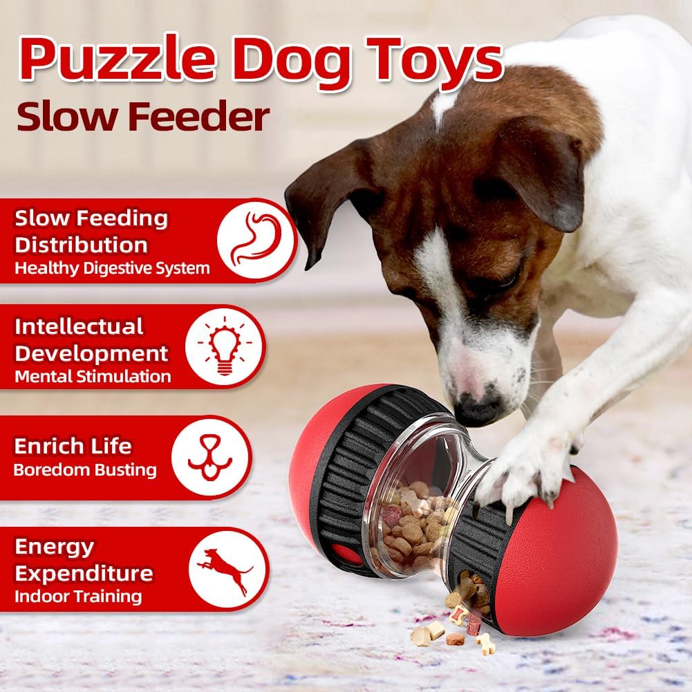 Zabawki dla psów i regulowany  – Dog Slow Feeder Puzzle Toy Interactive recenzja i cena