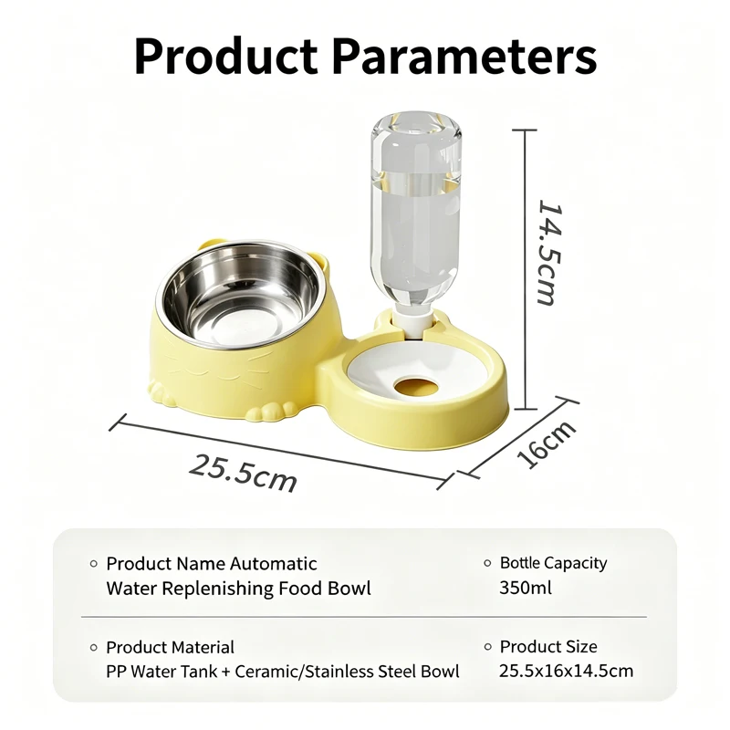 Podwójna miska dla zwierząt, a – Automatic Pet Feeder Dual Bowl Stainless recenzja i cena