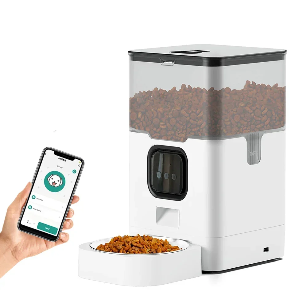 Automatyczna podajarka dla zwi – Timed Cat Dog Food Dispenser 4L recenzja i cena