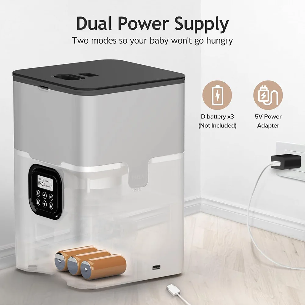 Automatyczna podajarka dla zwi – Timed Cat Dog Food Dispenser 4L recenzja i cena