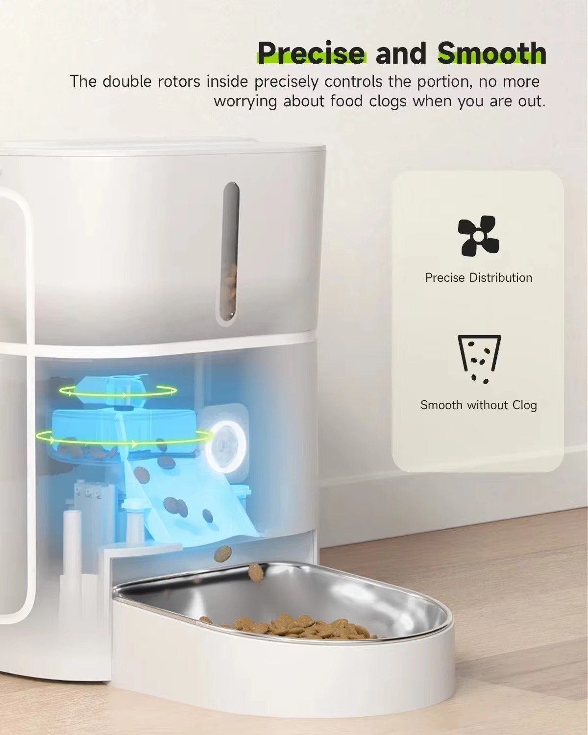 Automatyczny podajnik karmy dl – Timed Cat Dog Food Dispenser 4L recenzja i cena