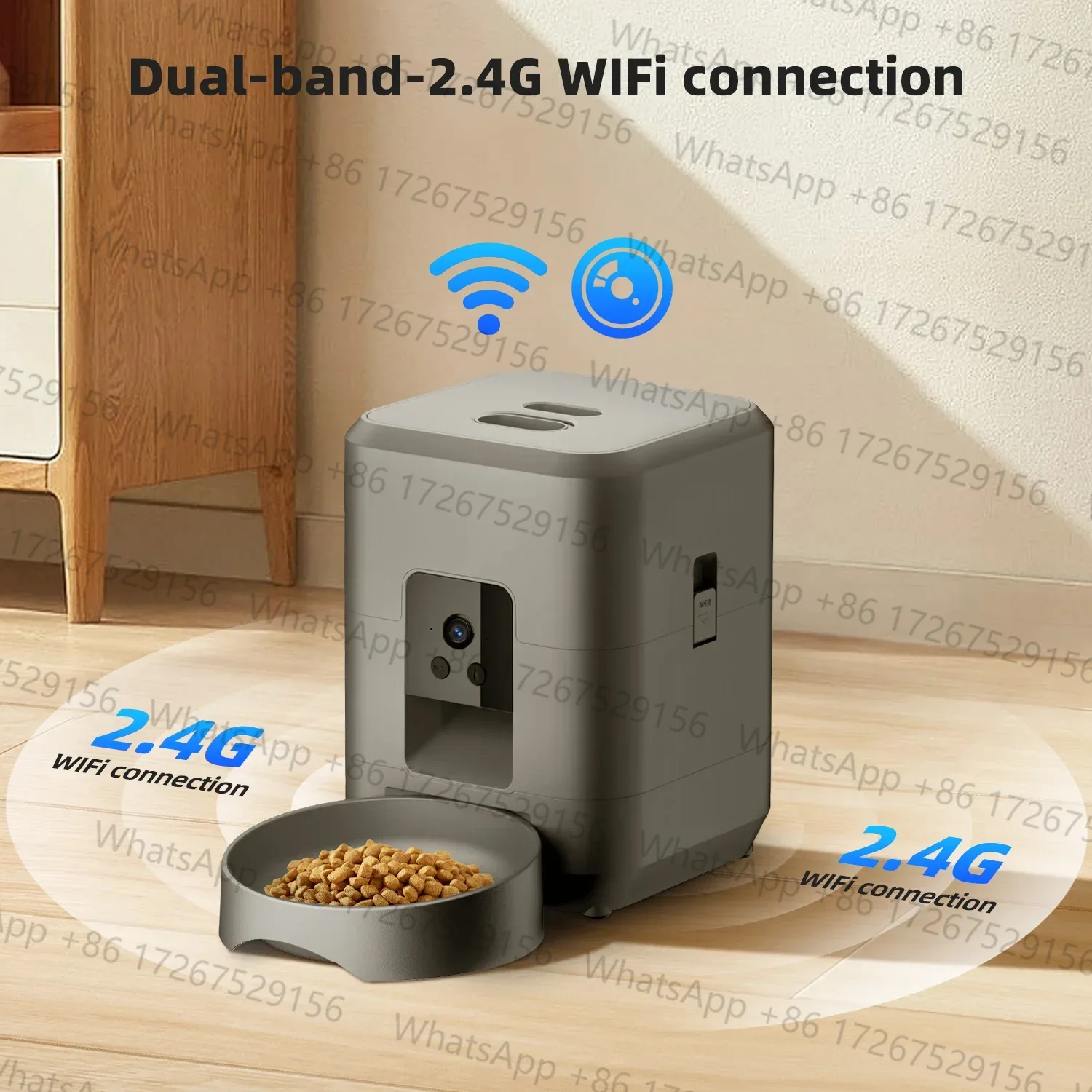 Automatyczny podajnik karmy dl – Smart Pet Feeder Camera 1080P Wifi recenzja i cena