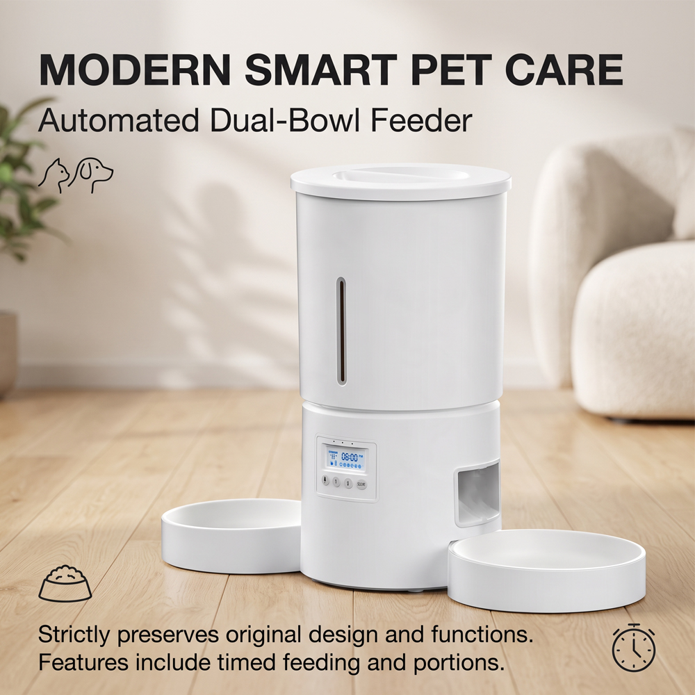 Automatyczny karmnik dla zwier – Timed Cat Dog Food Dispenser 4L recenzja i cena
