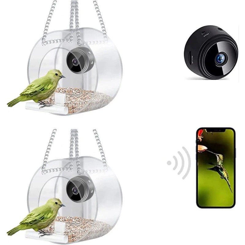 Inteligentny mini karmnik dla  – Smart Pet Feeder Camera 1080P Wifi recenzja i cena