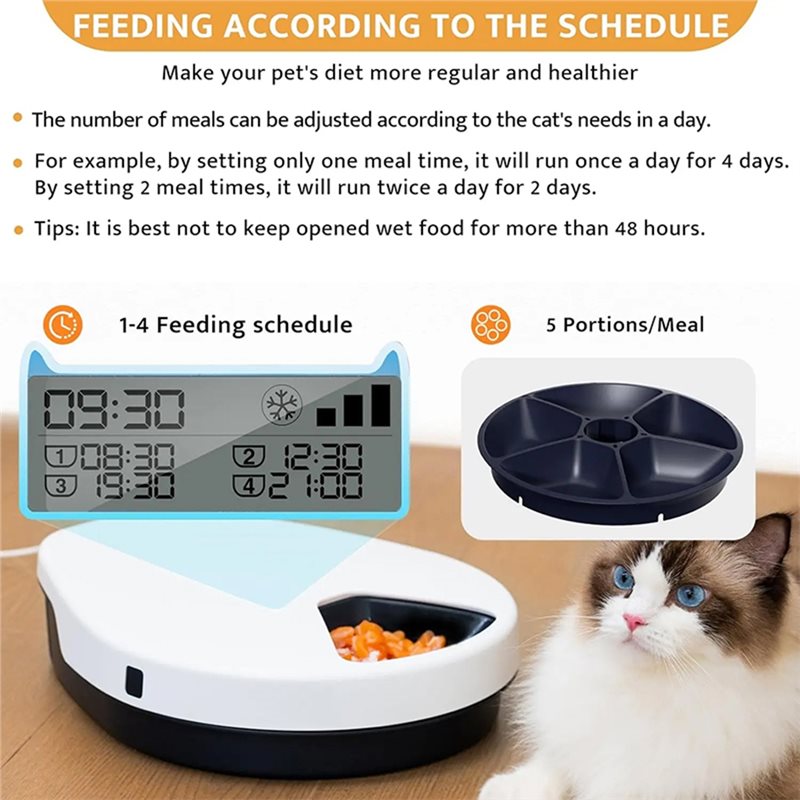 CYCLI – automatyczna karmnik d – Wet Food Automatic Pet Feeder Refrigerated recenzja i cena