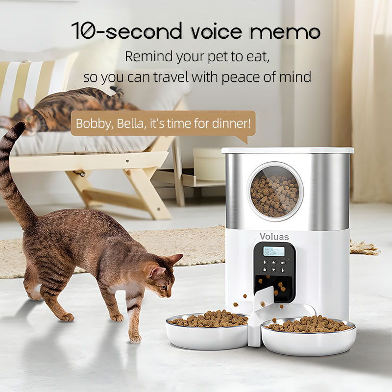 Automatyczna podajarka karmy d – Automatic Pet Feeder Dual Bowl Stainless recenzja i cena