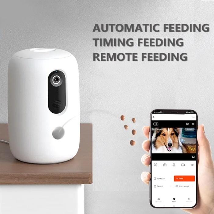 Interaktywna kamera dla zwierz – Pet Treat Dispenser Camera Interactive recenzja i cena