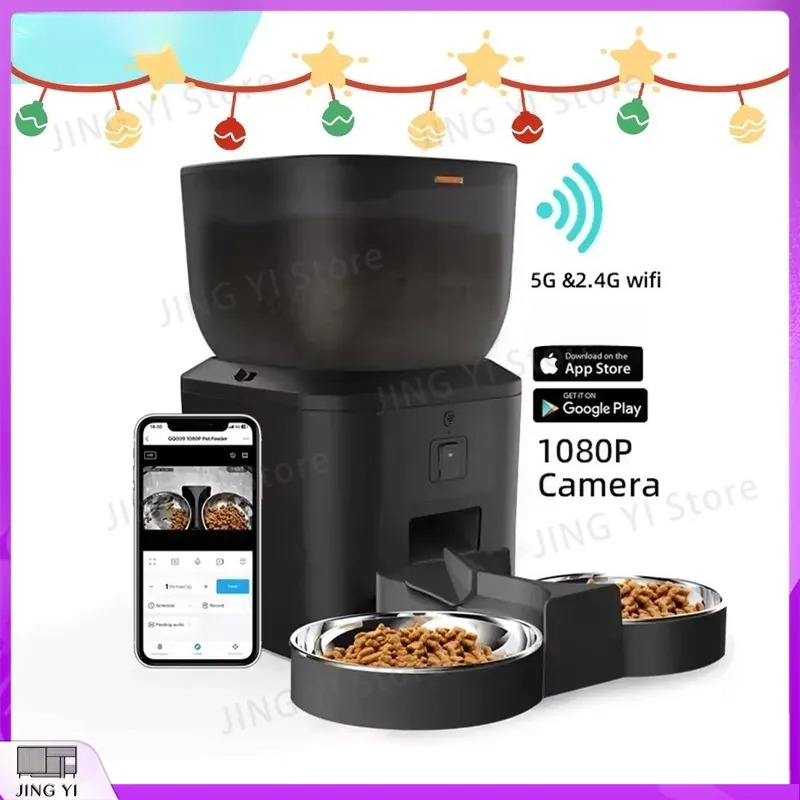 Automatyczny podajnik karmy dl – Smart Pet Feeder Camera 1080P Wifi recenzja i cena