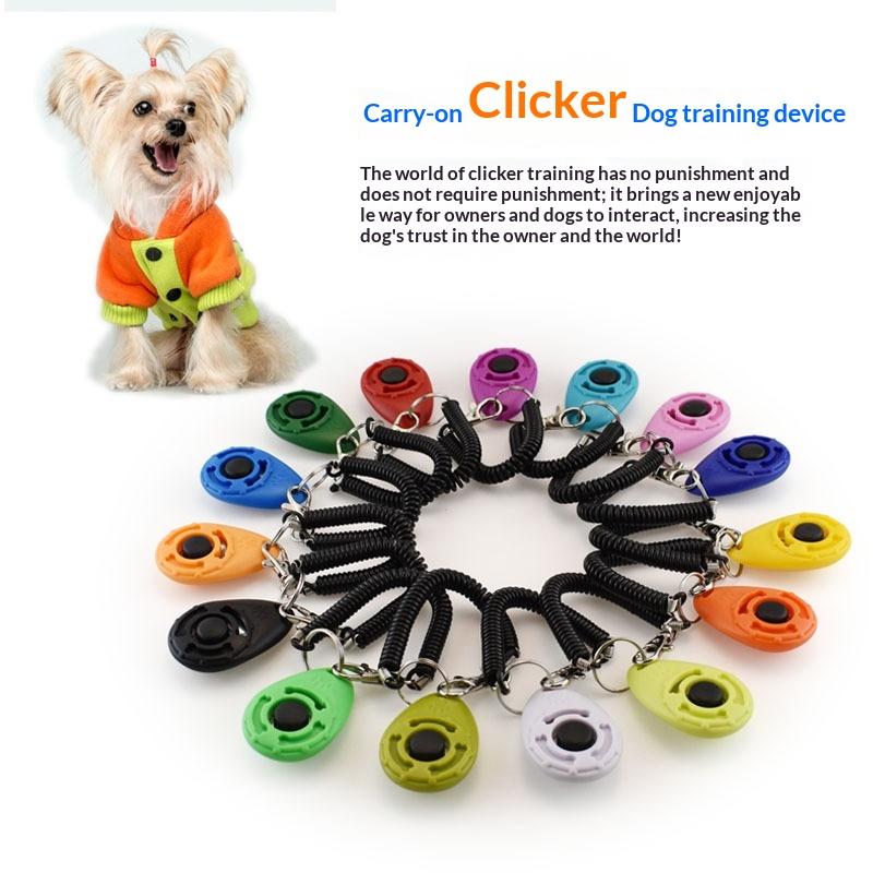 1 szt. Klips do treningu psów, – Dog Clicker Training With Wrist Strap recenzja i cena