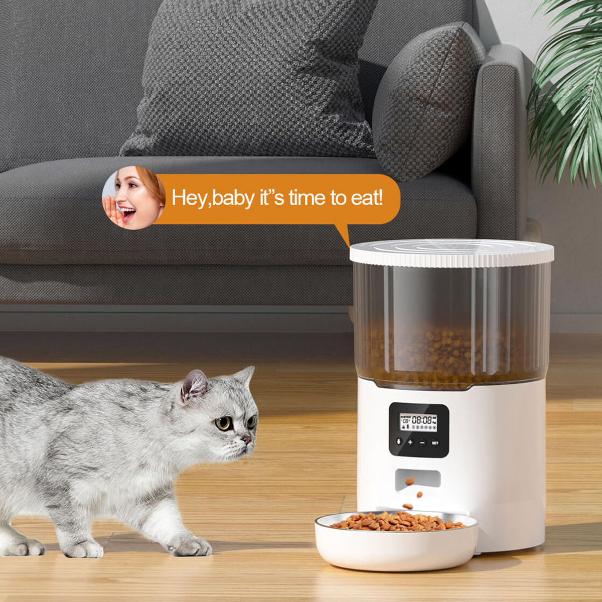 Automatyczny podajnik karmy dl – Automatic Pet Feeder Dual Bowl Stainless recenzja i cena
