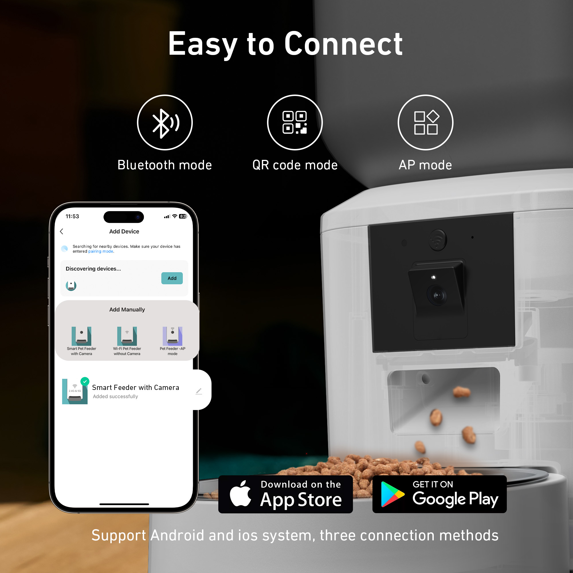 Automatyczny podajnik karmy dl – Smart Pet Feeder Camera 1080P Wifi recenzja i cena