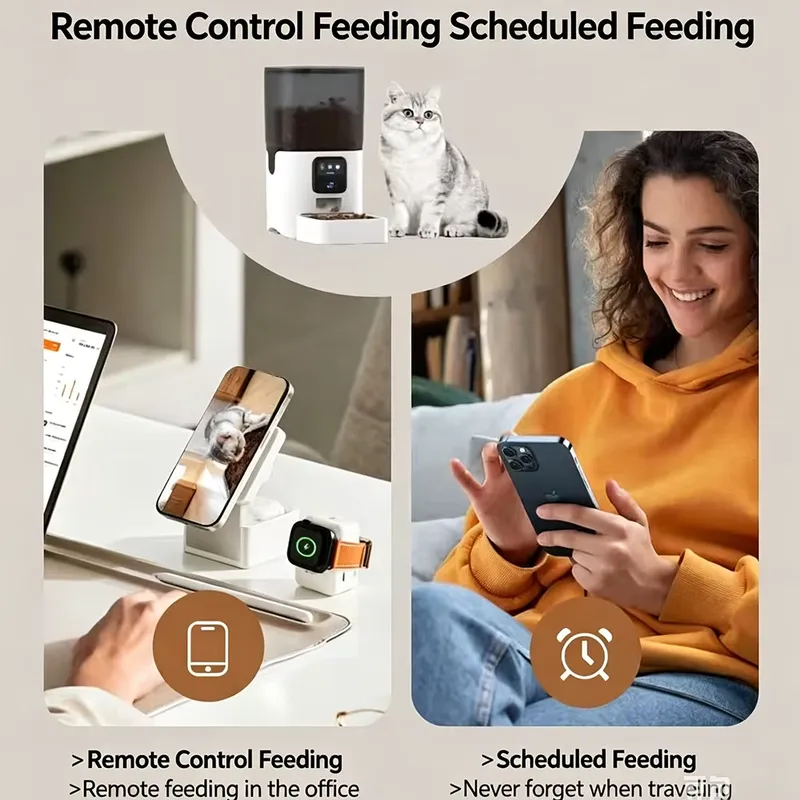 Inteligentny, programowalny, p – Timed Cat Dog Food Dispenser 4L recenzja i cena
