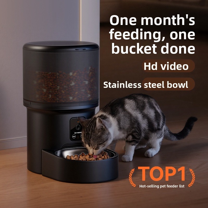 Inteligentna karmarka dla zwie – Timed Cat Dog Food Dispenser 4L recenzja i cena