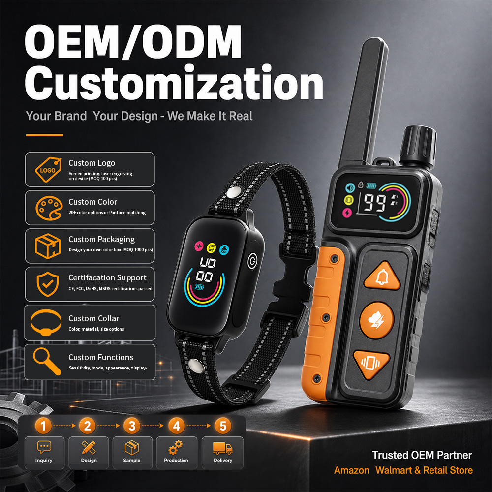 Zasięg 1000 m, system dla 2 ps – Dog Training Collar Remote 1000M Beep recenzja i cena