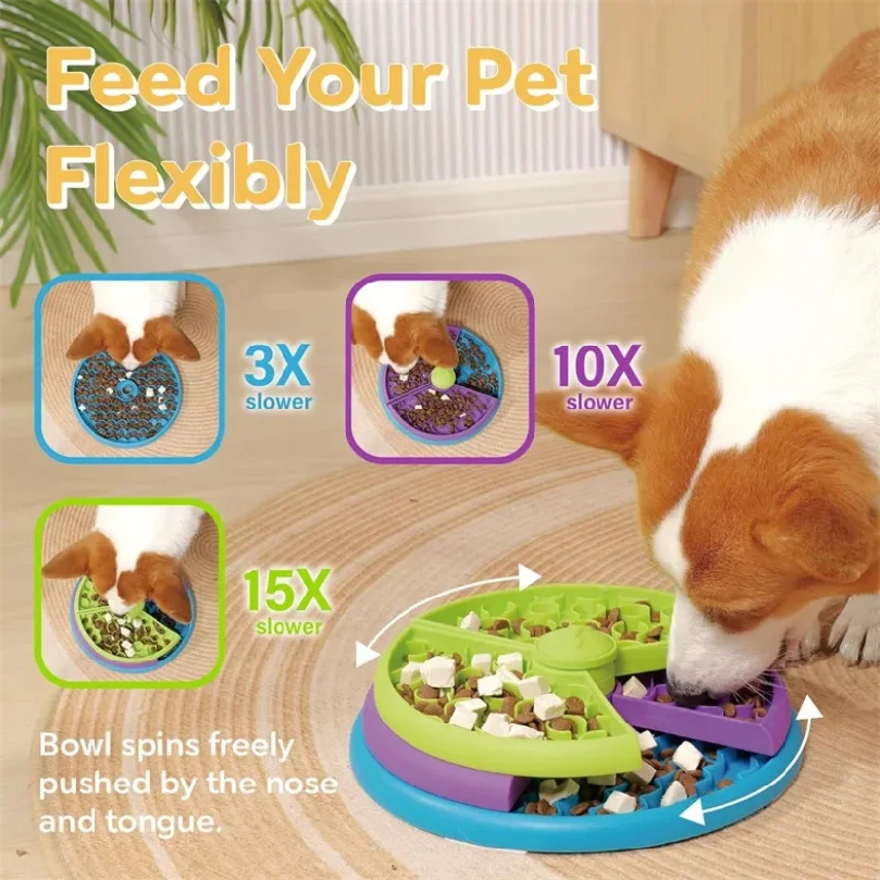 Miska do powolnego karmienia w – Dog Slow Feeder Puzzle Toy Interactive recenzja i cena