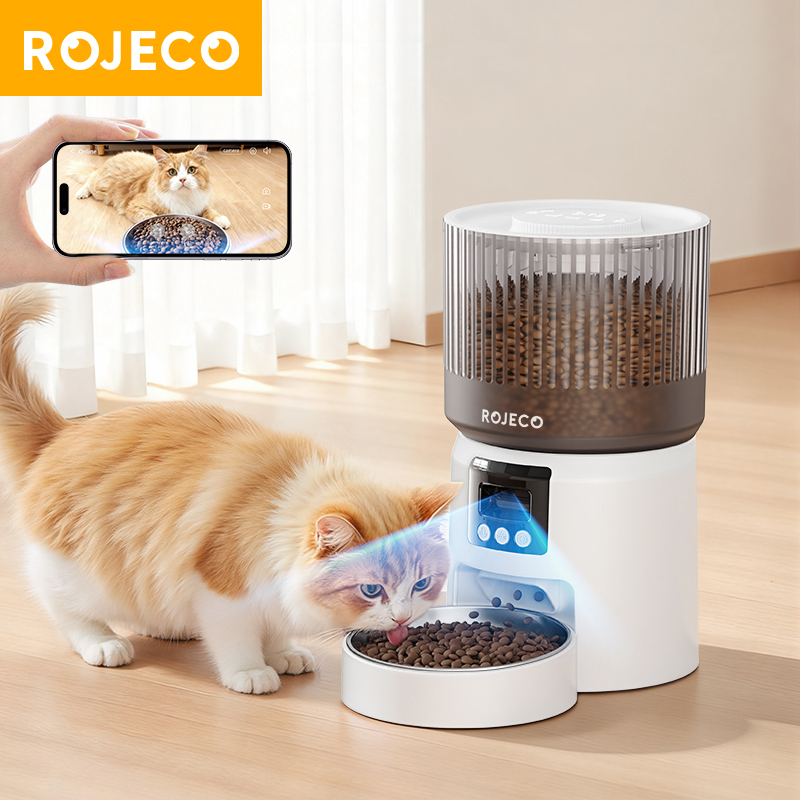 ROJECO – automatyczna podajark – Smart Pet Feeder Camera 1080P Wifi recenzja i cena