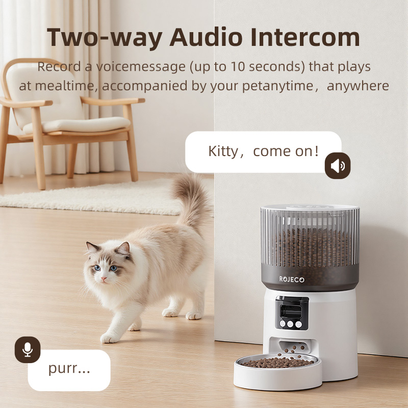 ROJECO – automatyczna podajark – Smart Pet Feeder Camera 1080P Wifi recenzja i cena