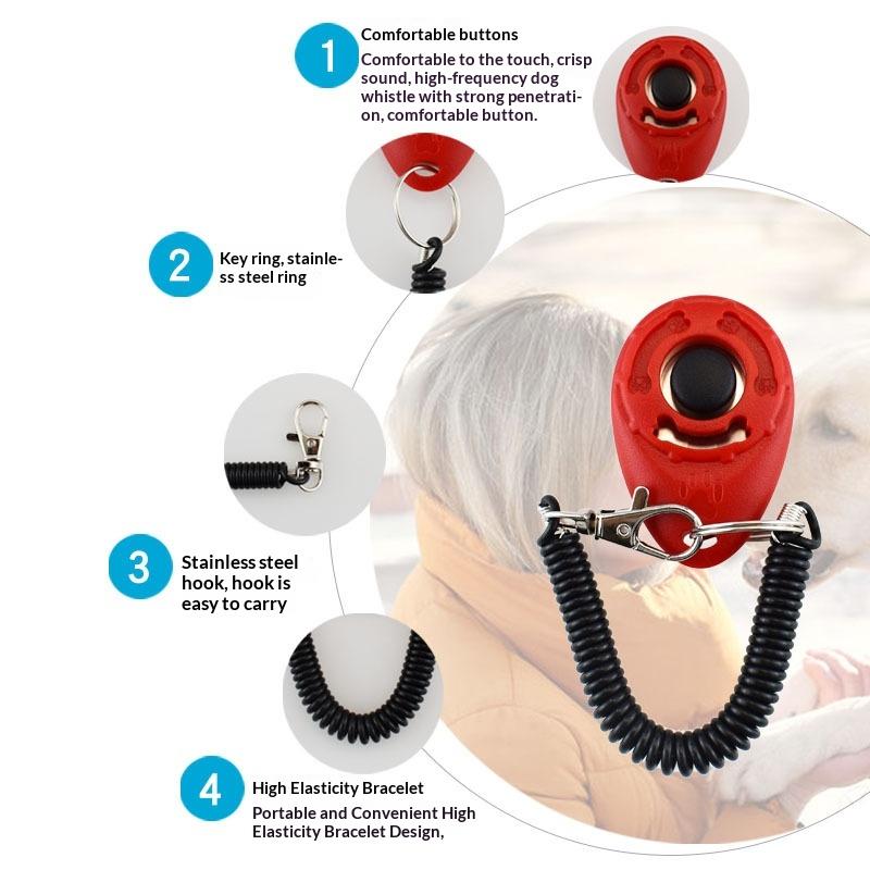 Regulowany pasek na nadgarstek – Dog Clicker Training With Wrist Strap recenzja i cena