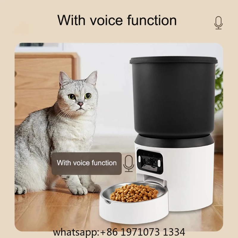 Automatyczny podajnik karmy dl – Timed Cat Dog Food Dispenser 4L recenzja i cena