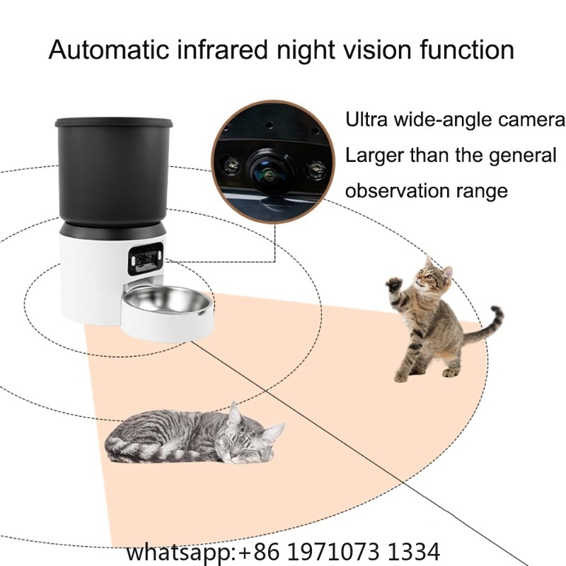 Automatyczny podajnik karmy dl – Timed Cat Dog Food Dispenser 4L recenzja i cena