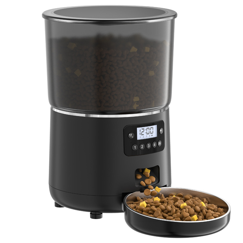 Automatyczny podajnik karmy dl – Timed Cat Dog Food Dispenser 4L recenzja i cena
