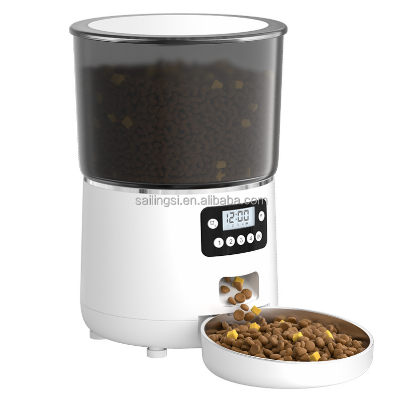 Automatyczny podajnik karmy dl – Timed Cat Dog Food Dispenser 4L recenzja i cena