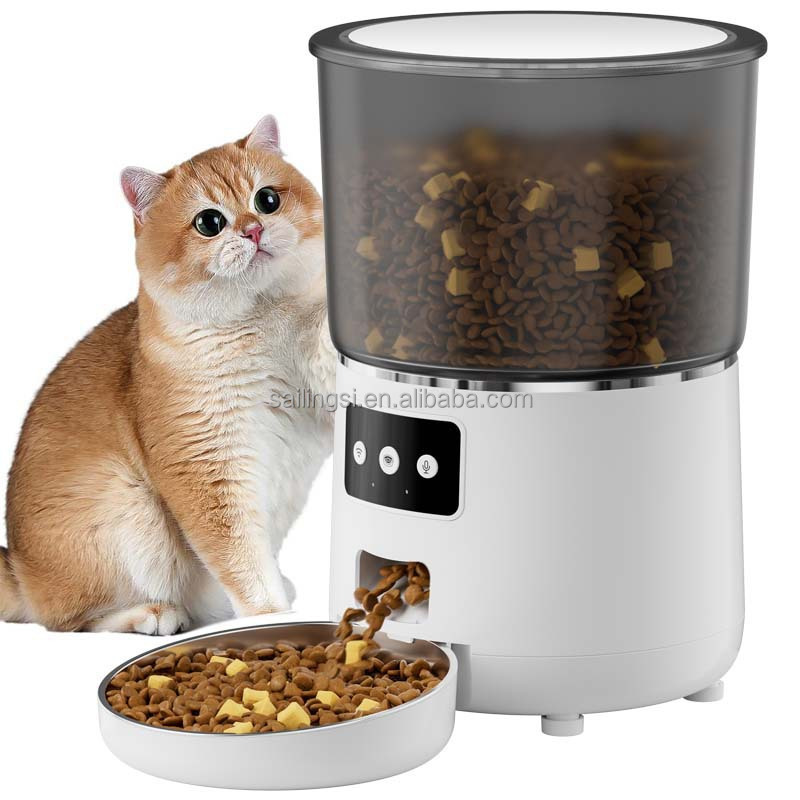 Automatyczny podajnik karmy dl – Timed Cat Dog Food Dispenser 4L recenzja i cena