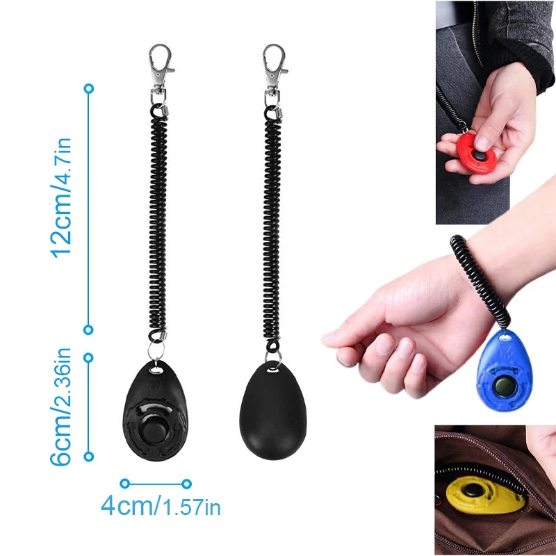 Regulowany kliker do tresury p – Dog Clicker Training With Wrist Strap recenzja i cena