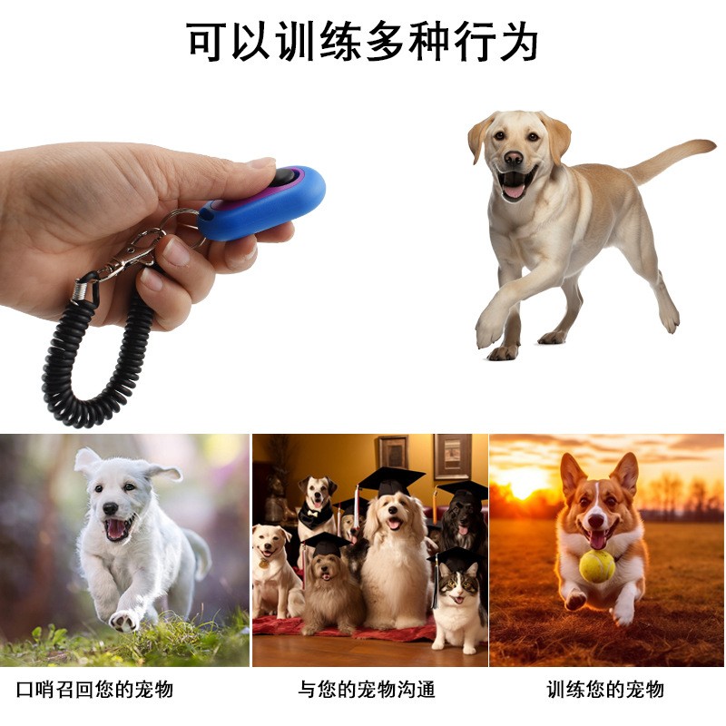 Kliker do tresury psów, dla zw – Dog Clicker Training With Wrist Strap recenzja i cena