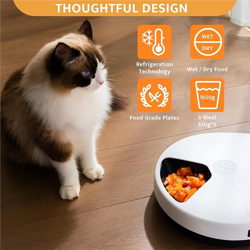 Automatyczny podajnik karmy dl – Wet Food Automatic Pet Feeder Refrigerated recenzja i cena