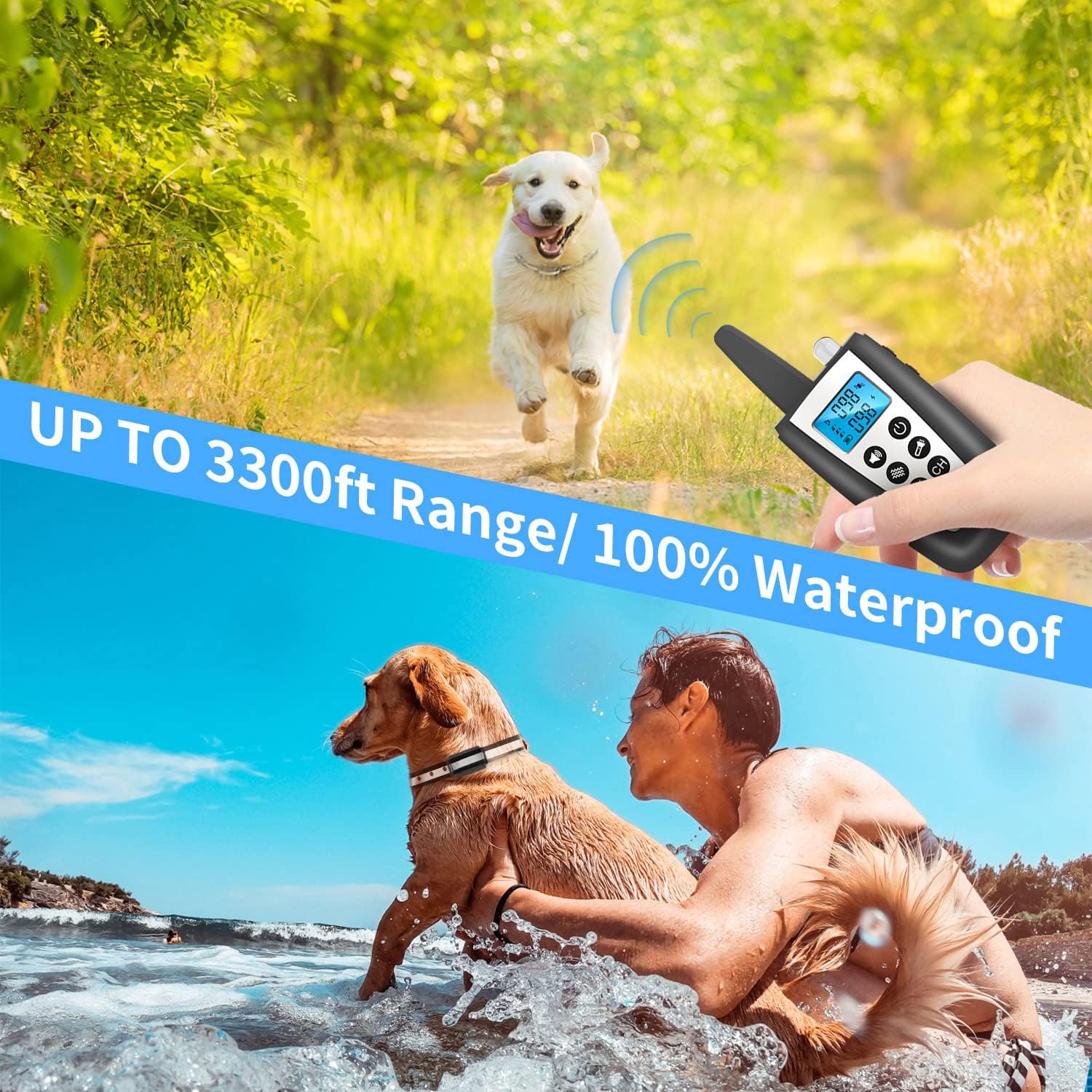 Bezszokowy obrożnik do trening – Dog Training Collar Remote 1000M Beep recenzja i cena